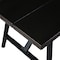 Armen Living Koala Outdoor Patio Dark Eucalyptus Wood and Metal Rectangle Dining Table 840254332317 - alternate 4